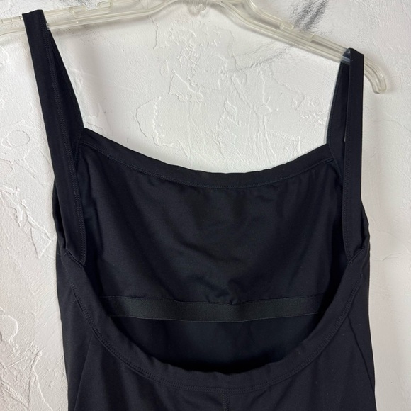 Garage One Piece Romper Athletic Workout Playsuit Solid Black Short Low Back - Picture 5 of 8